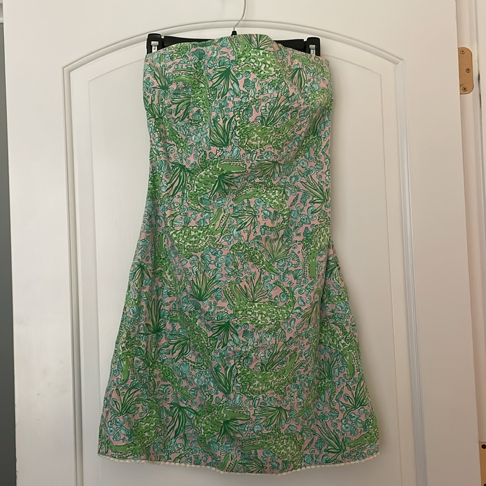 Lilly Pulitzer Green and Pink sundress